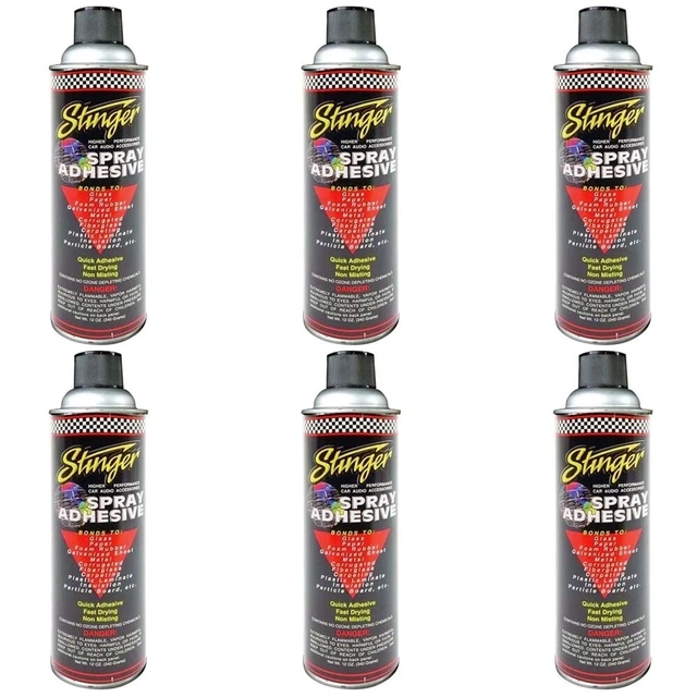 (Pack Of 6) Stinger Sas Adhesive Spray