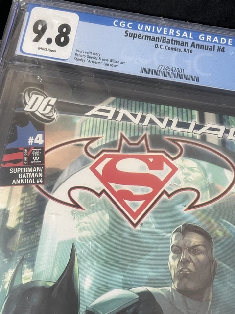 SUPERMAN BATMAN ANNUAL #4 CGC 9.8  1st Batman Beyond In DCU DC 2010 2