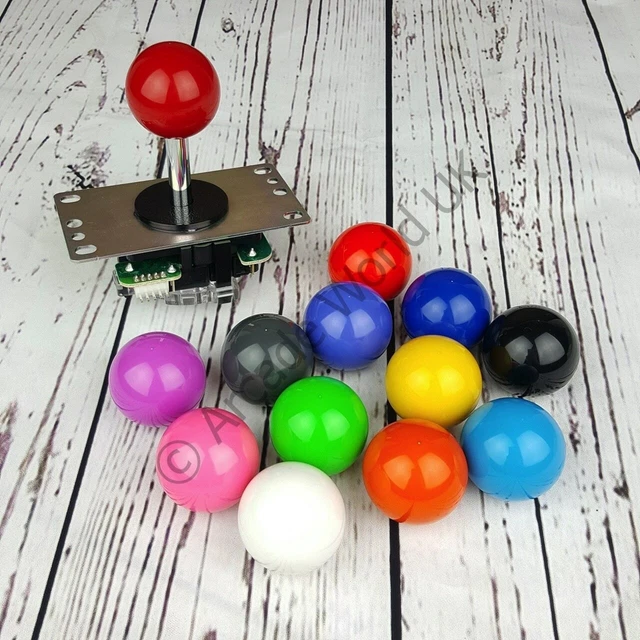 GENUINE JAPANESE SANWA JLFTP8YT Ball Top Arcade Joystick Choose