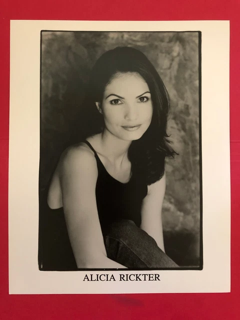 ALICIA RICKTER, PLAYBOY Playmate , original headshot photo W/Credits