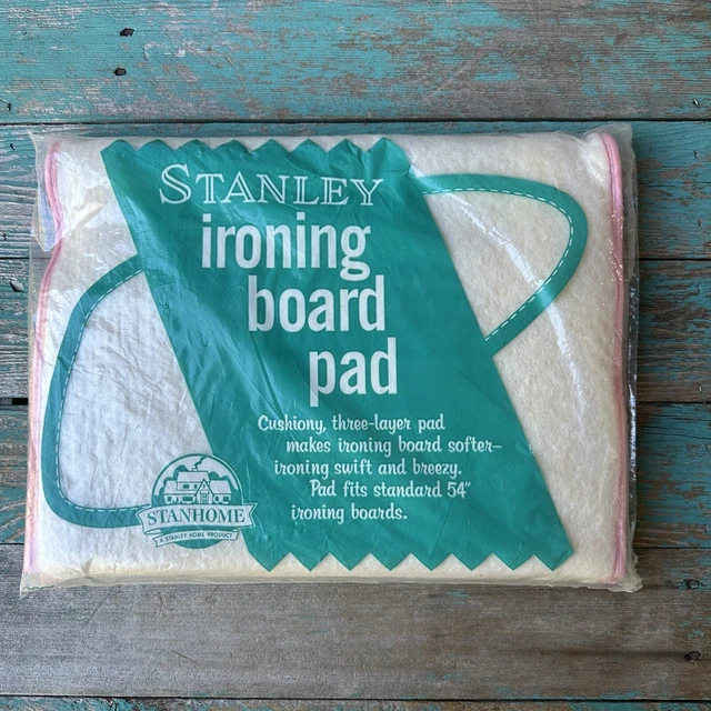 Stanley Ironing Board Pad 54" Three Layer Viscose Rayon Blend VTG New Old Stock