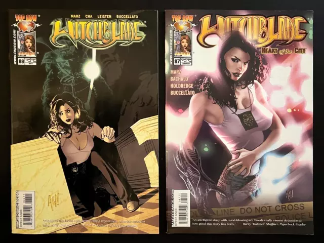 WITCHBLADE #86, 87 Lot Adam Hughes Cover Art Top Cow Image Comics 2005