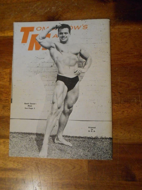 TOMORROW'S MAN MUSCLE bodybuilding beefcake magazine SAM CALHOUN 4-59 £ ...