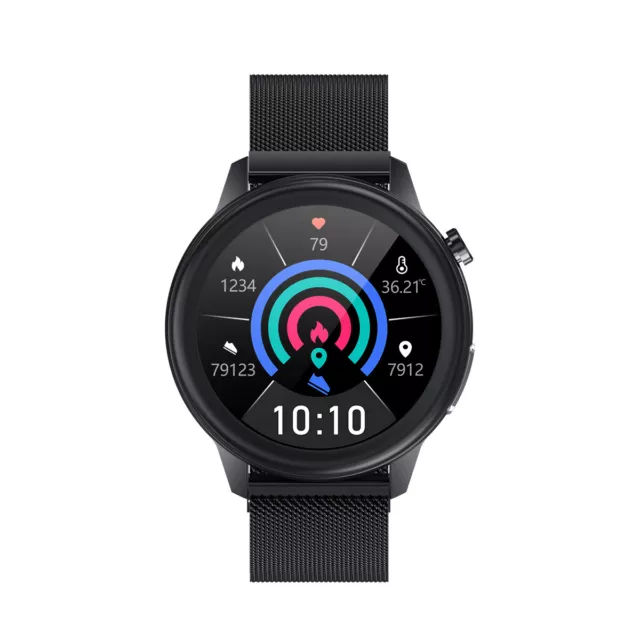 Premium Smartwatch Bluetooth Uhr, EKG, Körpertemperatur, Puls, Blutdruckmessung