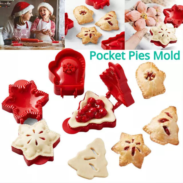 Hand Pie Molds Mini Pie Mould Pastry Dough Press Mold Tools Christmas Pie Maker