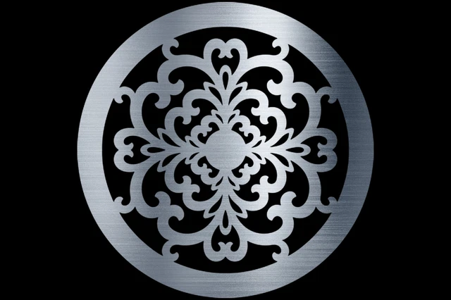 DECORATIVE ROUND DESIGN DXF SVG CDR file Vector for CNC Plasma Router ...