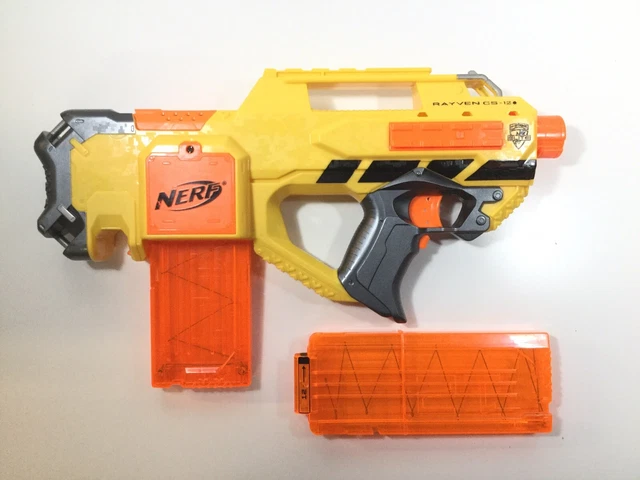  Nerf Longshot CS-6 Blue - Rare Discontinued Model