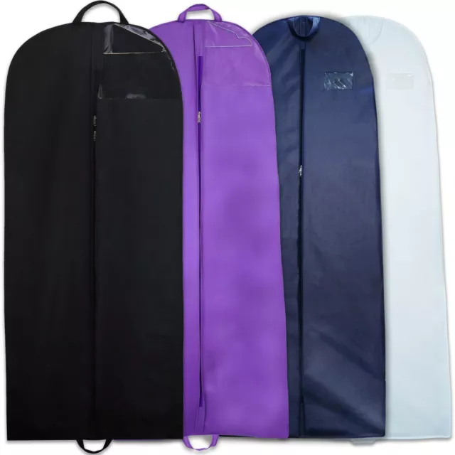 72" Breathable Long Bridesmaids Wedding Dress Cover Travel Garment Storage Bag