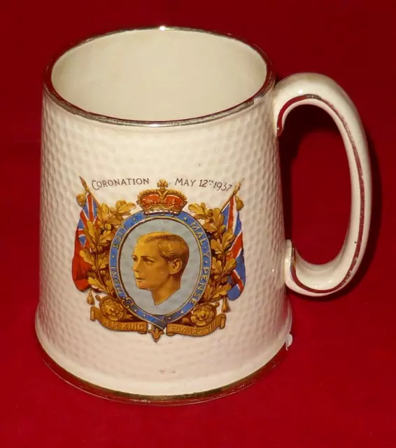 Rare Vintage Coronation King Edward VIII 12th May 1937 Commemorative Tankard-Mug