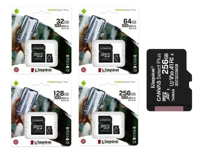 Kingston 32/64/128/256GB MICROSD Tarjeta de Memoria Para Nintendo Switch/Switch