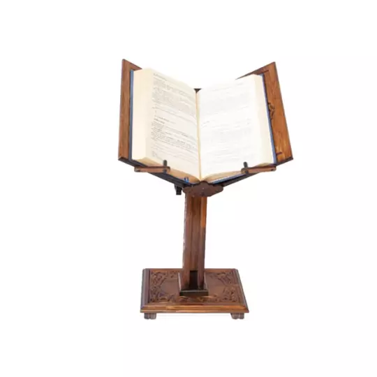 Adjustable Wooden Book Stand | Quran, Bible, Dictionary Cookbook Holder Lectern