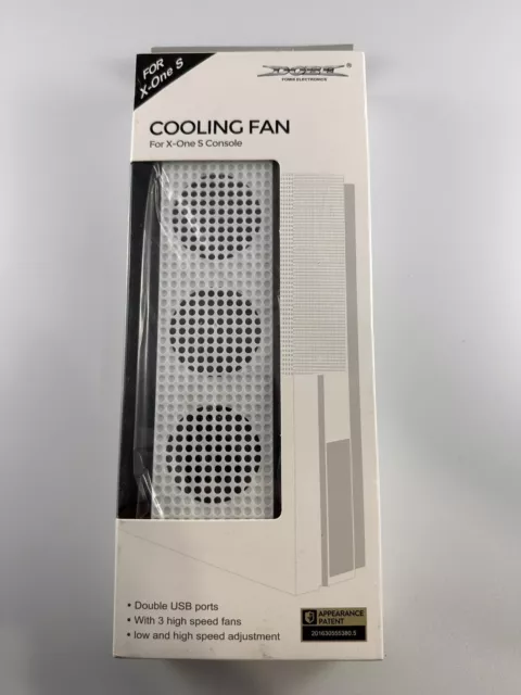 DOBE 3 High Speed Cooling Fan Stand with Dual USB Charing Port For Xbox One S