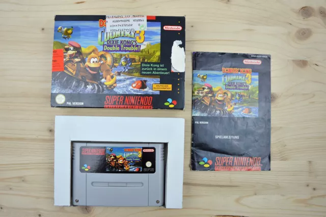 SNES - Donkey Kong Country 3: Dixie Kong's Double Trouble! - (OVP, mit Anl.)