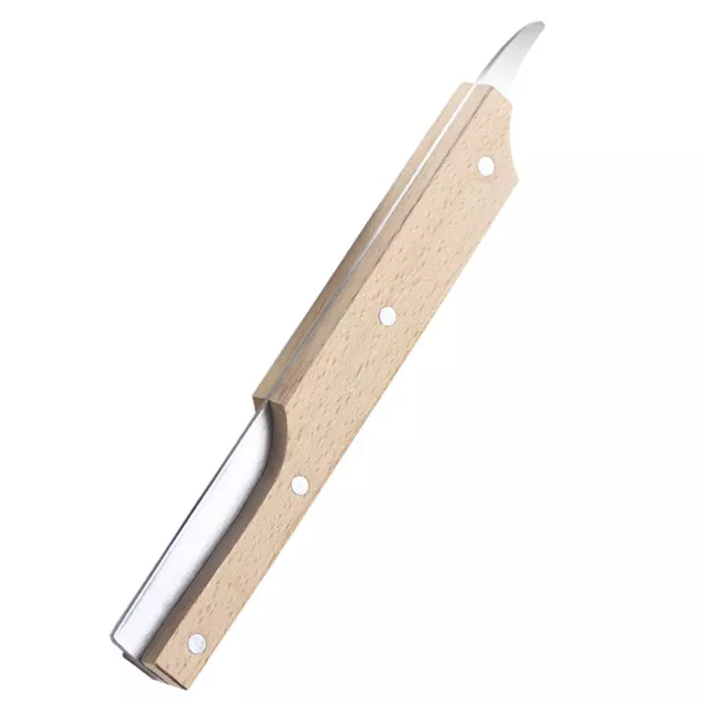 Coconut Breaker Stainless Steel Opener Tool Durable Fruit Opener Wooden Handle