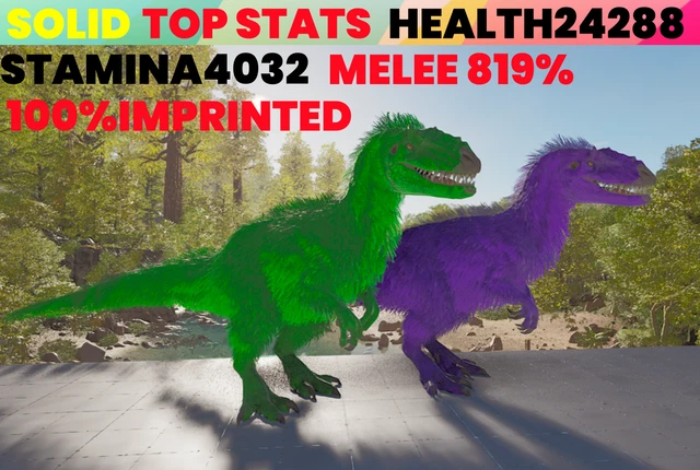ARK Survival Ascended PVE Basilosaurus Basilo 57k 1277% DM Top Stats PC