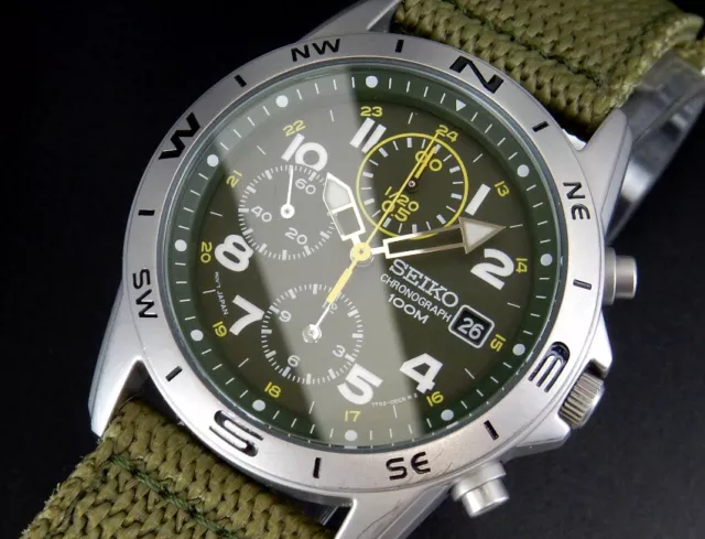 Seiko military chronograph 2025