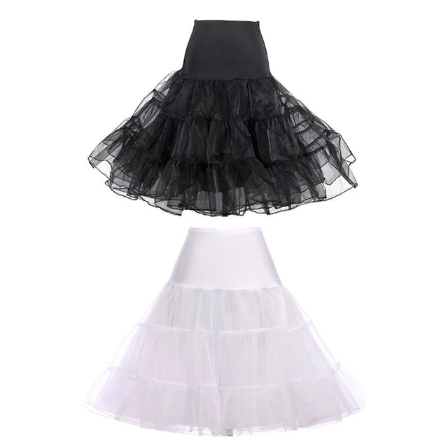 Sottoveste donna retrò hip a-line sposa senza cerchio vita alta svasata animale