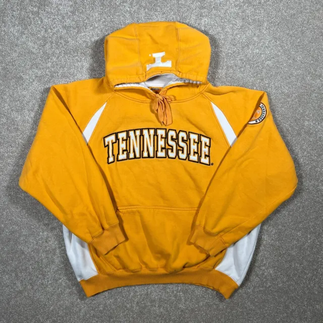 Y2k Tennessee Volunteers Men’s Orange Hoodie Pullover Sweatshirt Sz Large