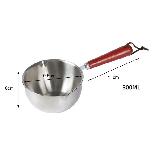 Cacerola de acero inoxidable para cocinar fácil de limpiar ligera a prueba de óxido