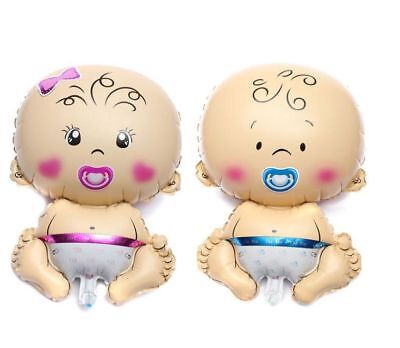 Baby Shower Balloons New Born Baby Gir Boy Pink Blue Theme Baloons Balon