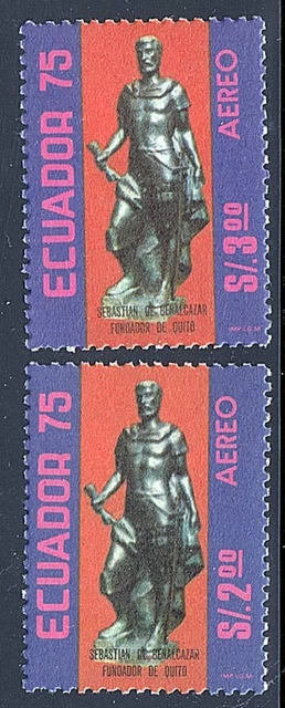 Ecuador 1976 Spanish Coquistador Mnh Sculpture, Military