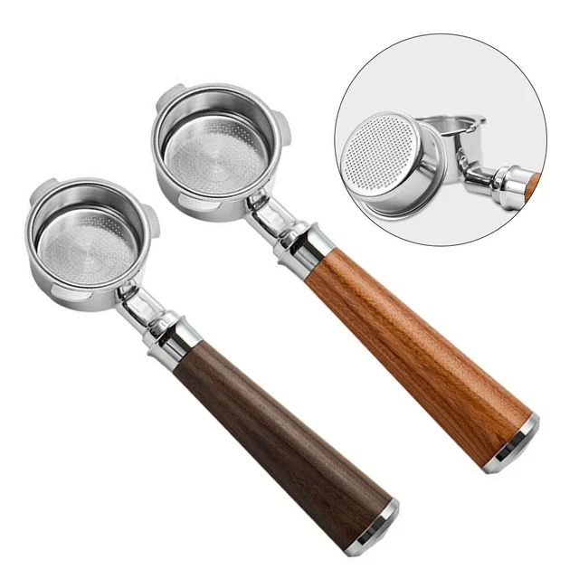 Sonew porte-filtre à café sans fond Porte-filtre sans fond en alliage d'aluminium, 51mm, art distributeur clair foncé - Electroménager Sonew porte-filtre à café sans fond Porte-filtre sans fond en alliage d'aluminium, 51mm, art distributeur clair foncé - Electroménager