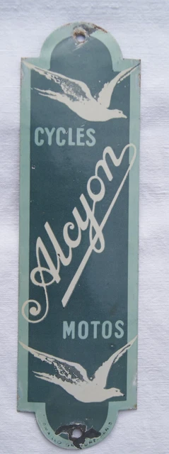 Plaque de velo cycles ALCYON - Old Bike Head Badge