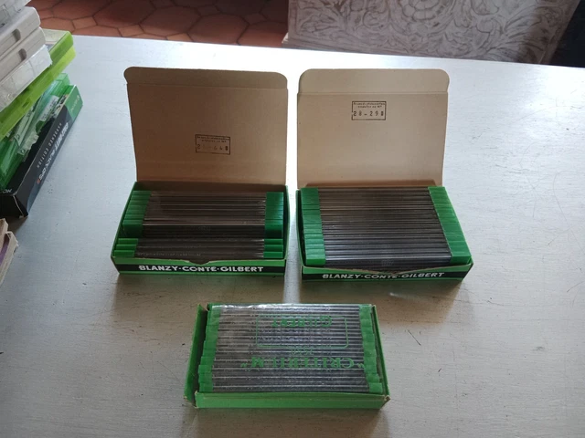 LOT DE 36 étuis Ancien 6 Mines,18 Pour 2H,7 2B,11 6H Pour Critérium GILBERT EUR 15,00 - FR