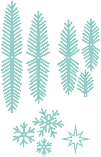 Kaisercraft DIYCuts Decorative Dies 'LAYERED FIR TREE ' DD803 Xmas Kaiser 2 left