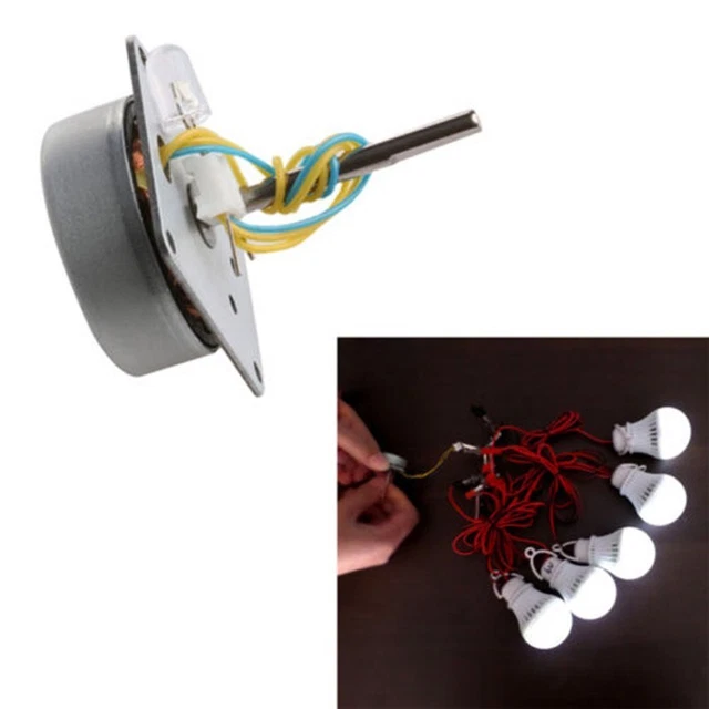 Mini générateur alternateur micro 3phasé vent main 3V-24v 12v puissance triph