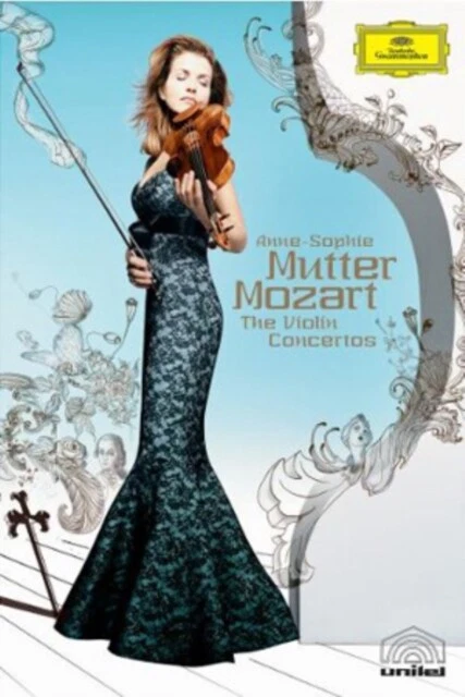 Anne-Sophie Mutter  Mozart - The Violin Concertos - New DVD - P99A