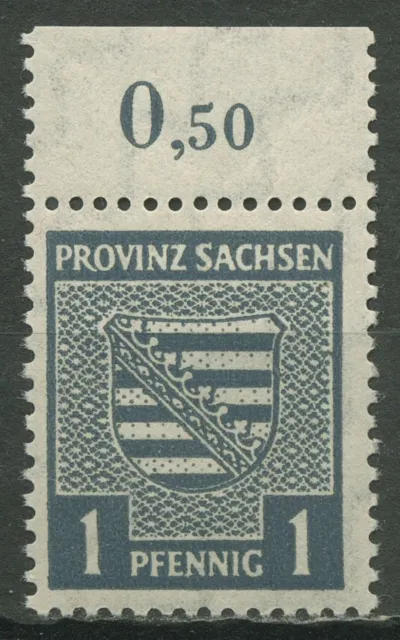 SBZ Provinz Sachsen 1945 73 X y OR postfrisch mit fluoreszierender Gummierung