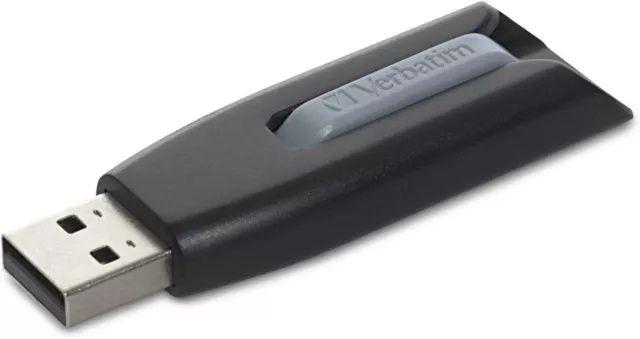 Verbatim Store-n-Go Flash Drive Memory Stick V3 USB 3.0 8GB 49171 Black / Grey