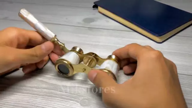 Working Stylish Telescope Elegant New Opera Binocular Handmade Solid Brass Gift