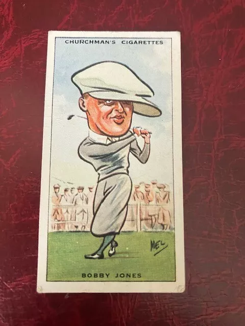 Churchman Prominent Golfers 1931 #25 Bobby Jones
