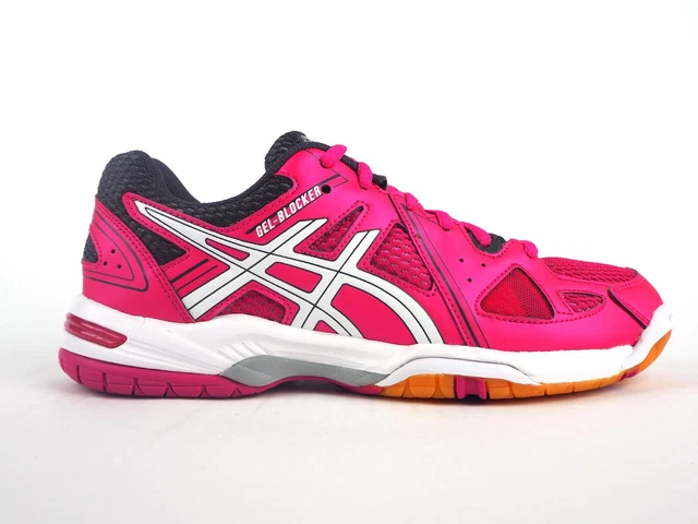 WOMENS ASICS GEL Blocker B65NQ 2101 Fuchsia Purple Lace Up Trainers 35.73 PicClick UK