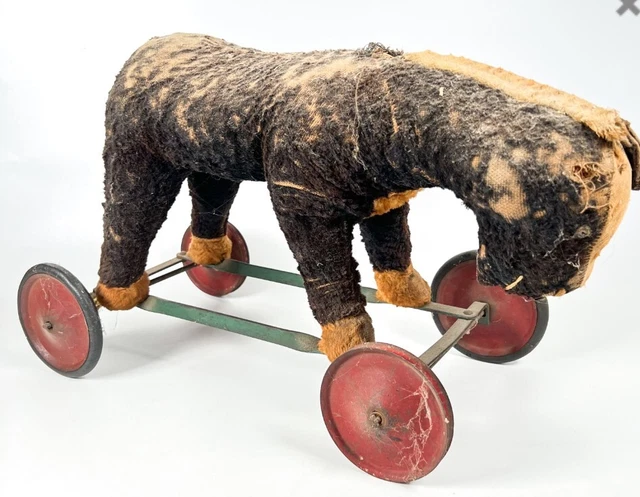 Antique Horse Pull Toy