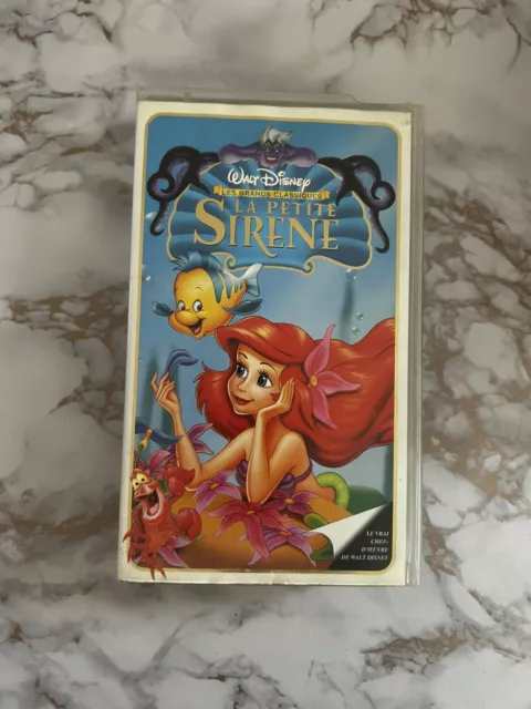 Cassette - VHS - Disney - La Petite Sirène