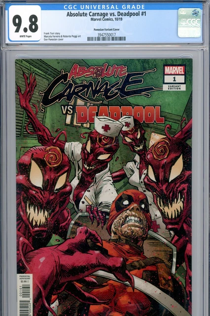 ABSOLUTE CARNAGE VS DEADPOOL #1 CGC 9.8 Mint Panosian Variant