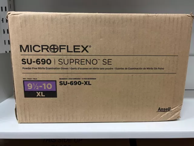 Ansell MICROFLEX™ - Supreno™ SE SU-690 - Nitrile Gloves - XL Gloves (Case)
