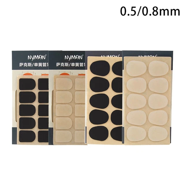 8 Coussinets 0,8mm Pour Bec De Clarinette/saxo Soprano - Protection Dents Et Embouchure
