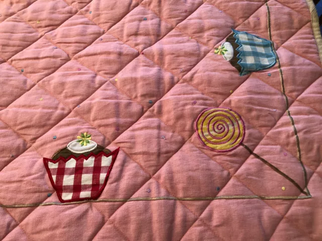 Win Green Gingerbread Floor Quilt Large 53” X 43” Play Mat 3