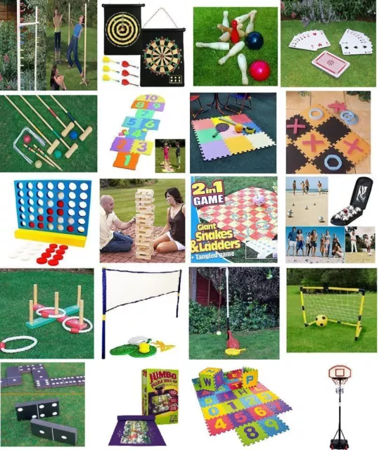 New Family Party In/Outdoor Games Summer Bbq Garden Lawn Fun Small & Giant