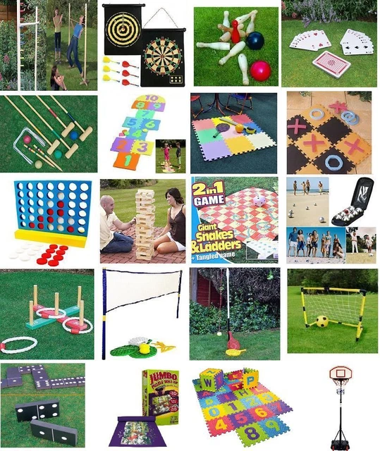 NEW FAMILY PARTY In/Outdoor Games Summer Bbq Garden Lawn Fun Small