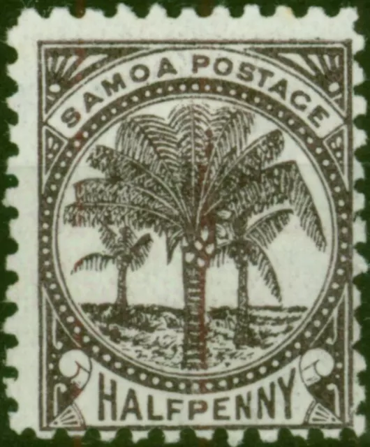 Samoa 1895 1/2d Purple-Brown SG57 Fine MM (3)