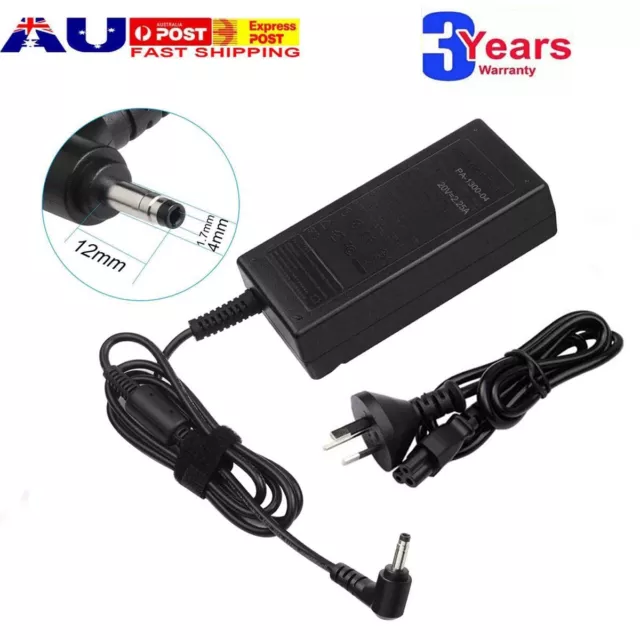 For Lenovo Ideapad C340 2-in-1 Laptop 4.0*1.7mm 20V AU AC Charger Power Adapter