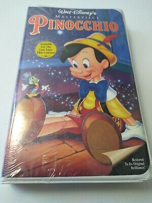 Pinocchio Walt Disneys Masterpiece VHS SEALED 239-2