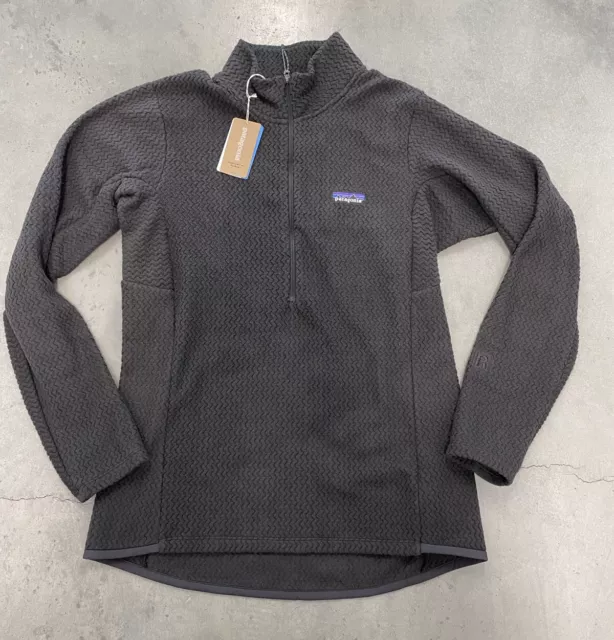 Patagonia R1 Air Zip Neck Quarter Zip Black Womens Medium New