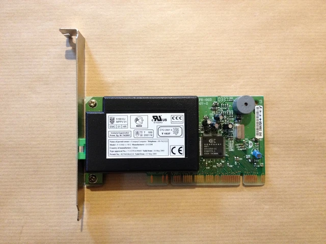 CARTE MODEM PCI Conexant HSFi CX11252 EUR 2,20 - Main Image