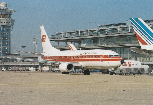 Carte Postale Avion - Tunis Air -  Boeing 737 - 300